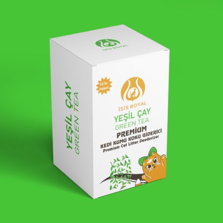 İsis Royal Premium Kedi Kumu Koku Giderici Yeşil Çay Kokulu 10'lu Paket
